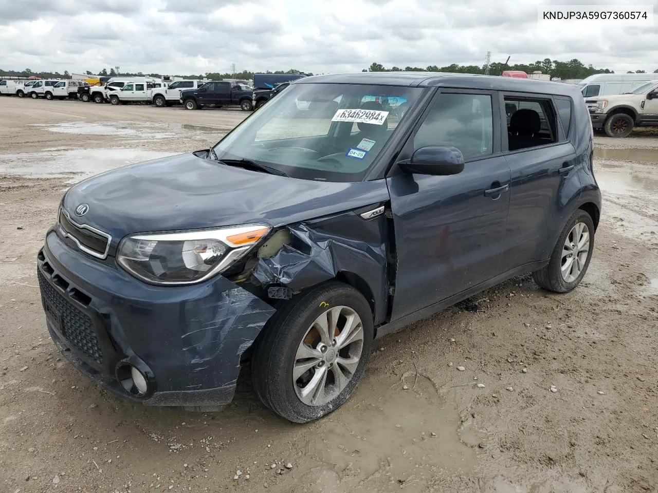 2016 Kia Soul + VIN: KNDJP3A59G7360574 Lot: 63462984