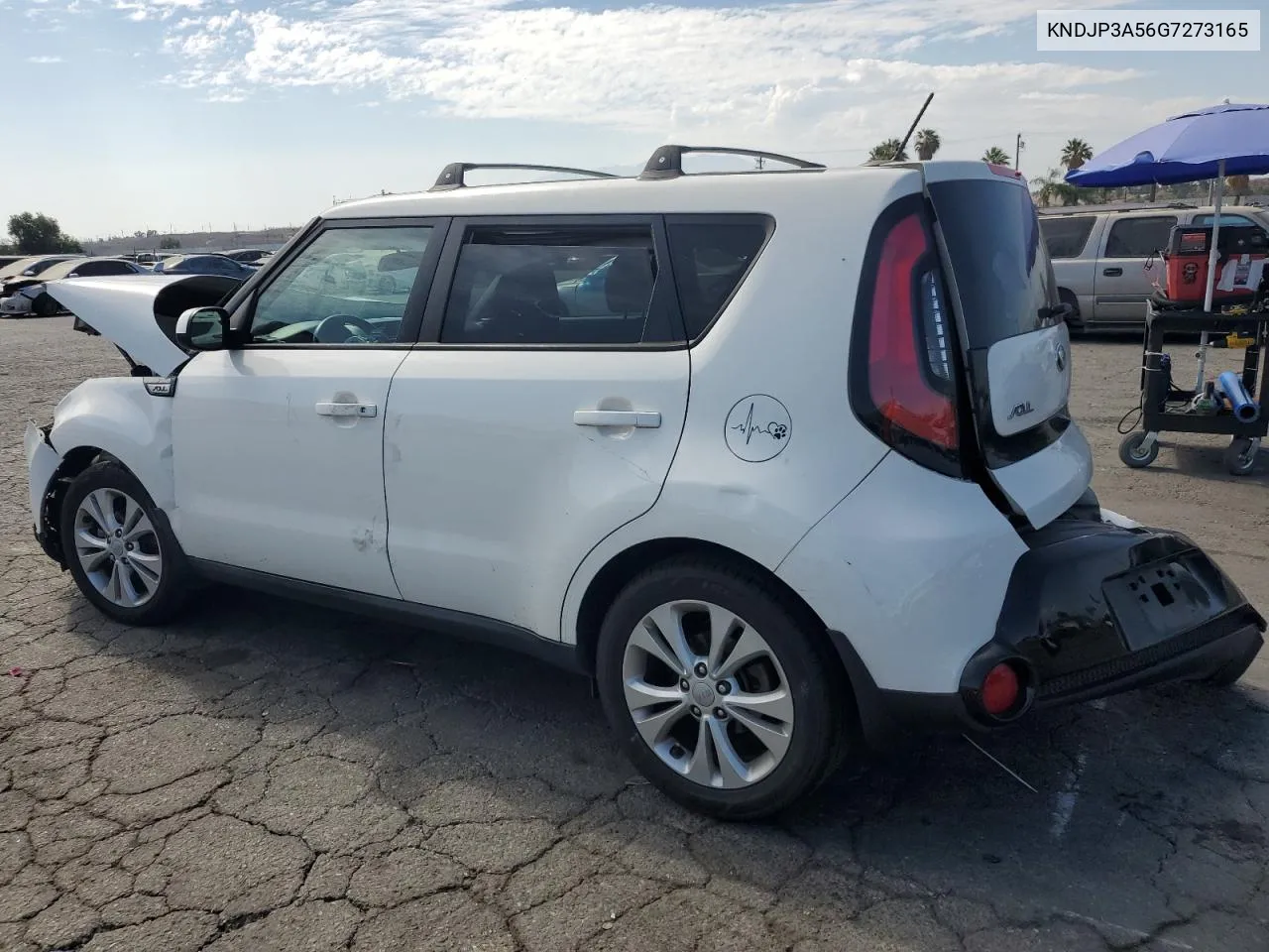 2016 Kia Soul + VIN: KNDJP3A56G7273165 Lot: 63491164