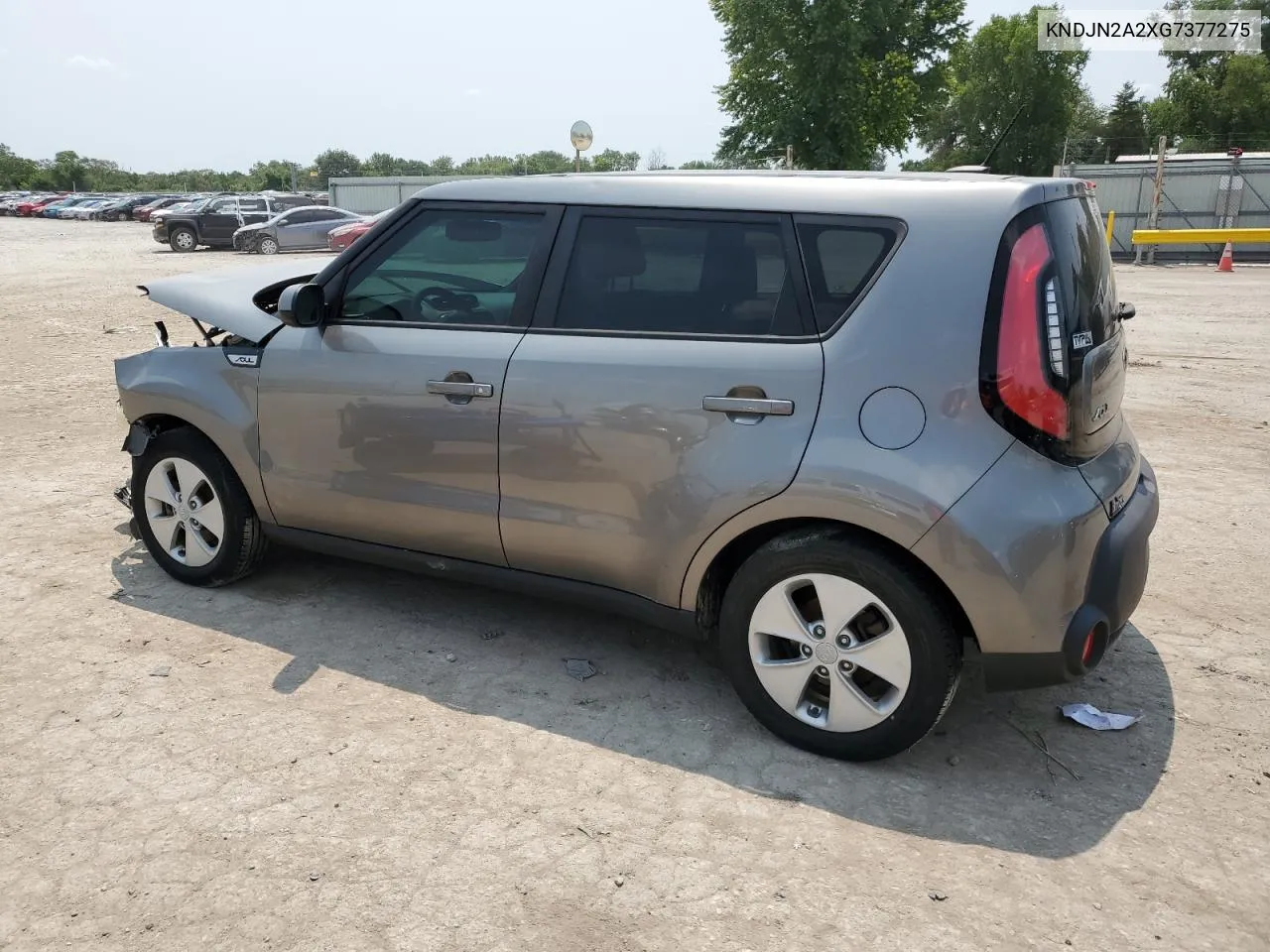 2016 Kia Soul VIN: KNDJN2A2XG7377275 Lot: 63763174