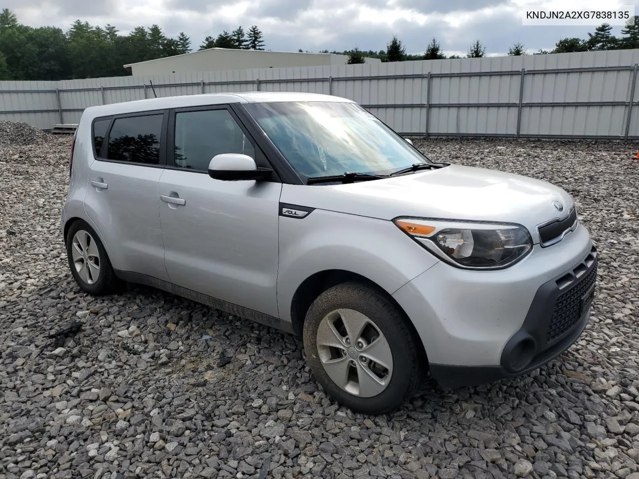 2016 Kia Soul VIN: KNDJN2A2XG7838135 Lot: 64170164