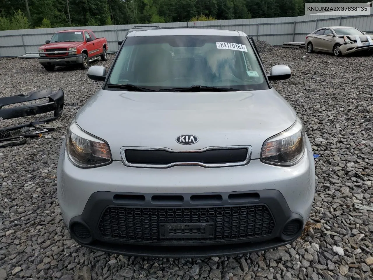 2016 Kia Soul VIN: KNDJN2A2XG7838135 Lot: 64170164