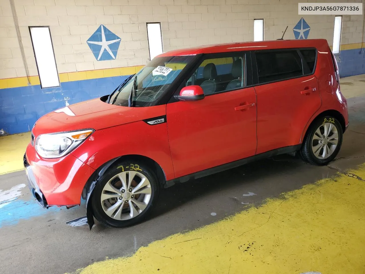 2016 Kia Soul + VIN: KNDJP3A56G7871336 Lot: 64437844