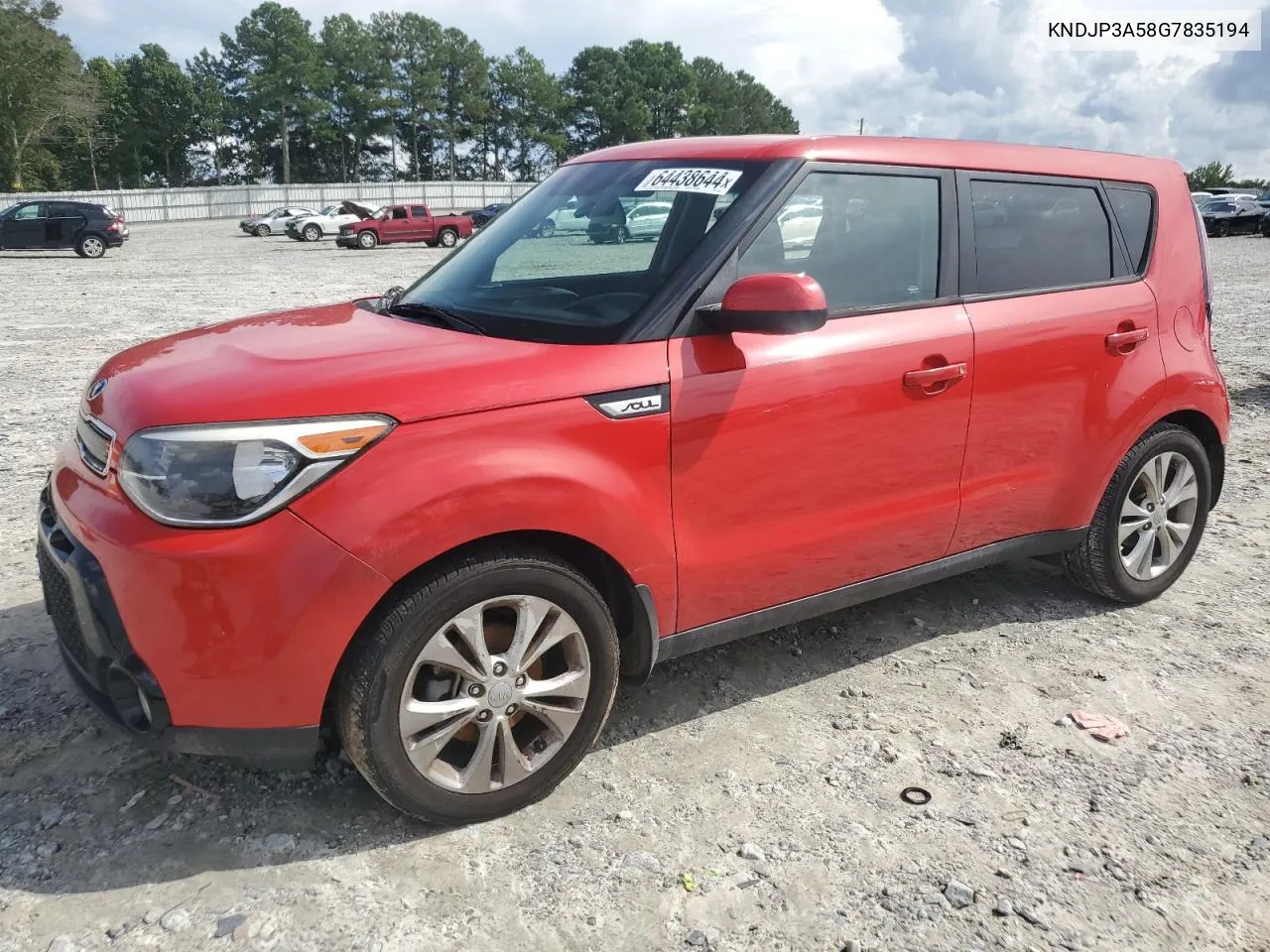 2016 Kia Soul + VIN: KNDJP3A58G7835194 Lot: 64438644