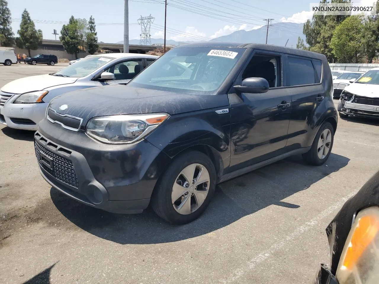 2016 Kia Soul VIN: KNDJN2A23G7390627 Lot: 64653684