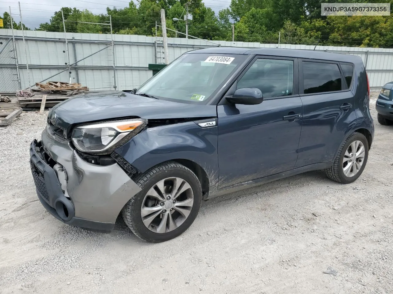 2016 Kia Soul + VIN: KNDJP3A59G7373356 Lot: 64703084