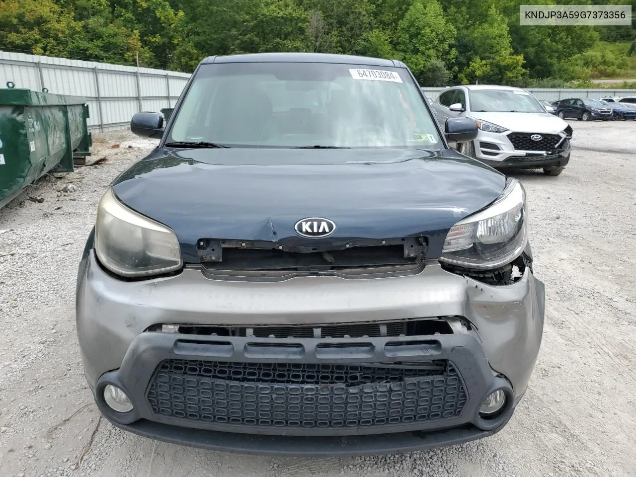 2016 Kia Soul + VIN: KNDJP3A59G7373356 Lot: 64703084