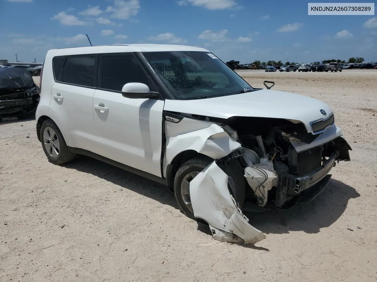 2016 Kia Soul VIN: KNDJN2A26G7308289 Lot: 65414464