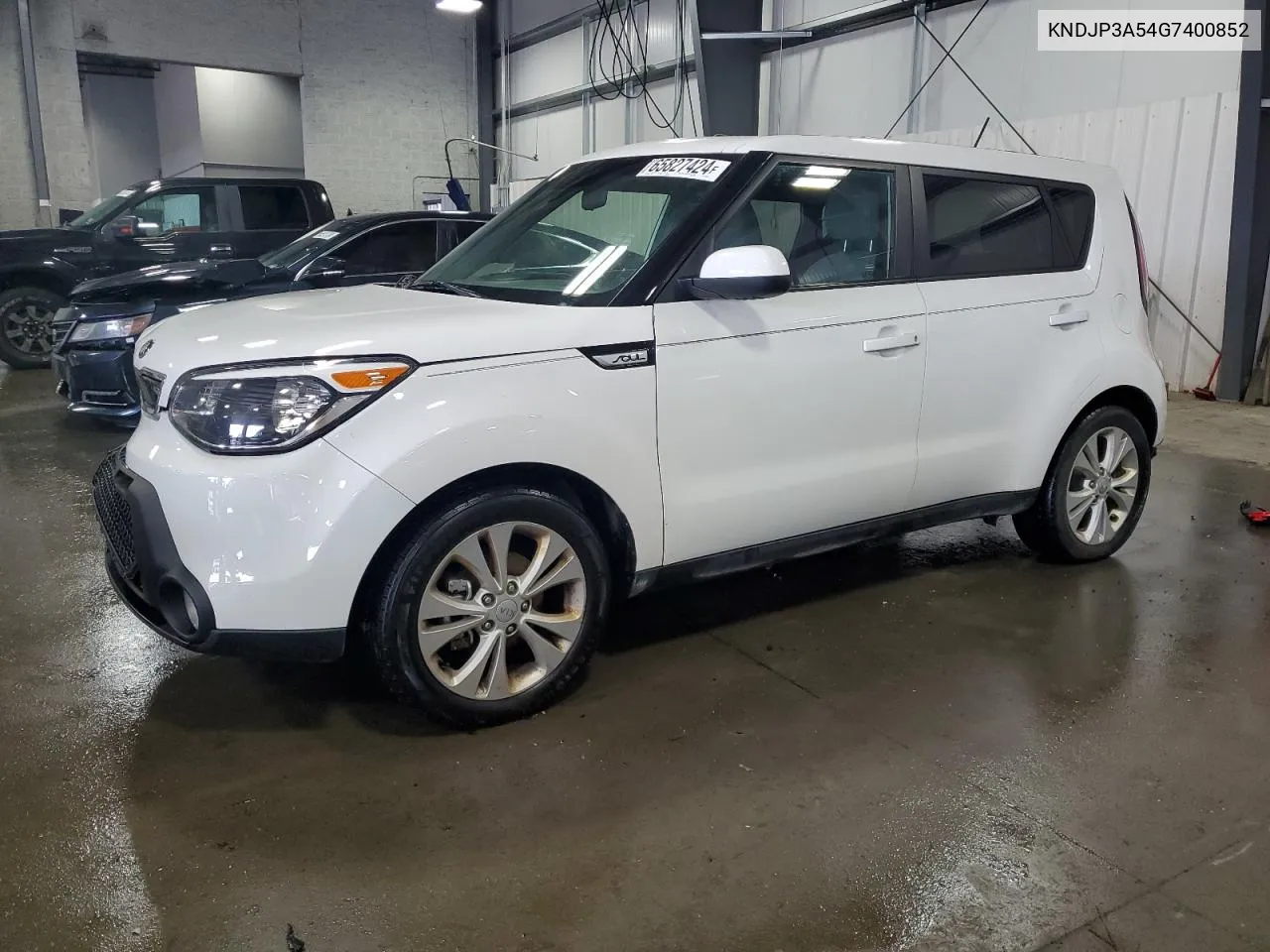 2016 Kia Soul + VIN: KNDJP3A54G7400852 Lot: 65827424