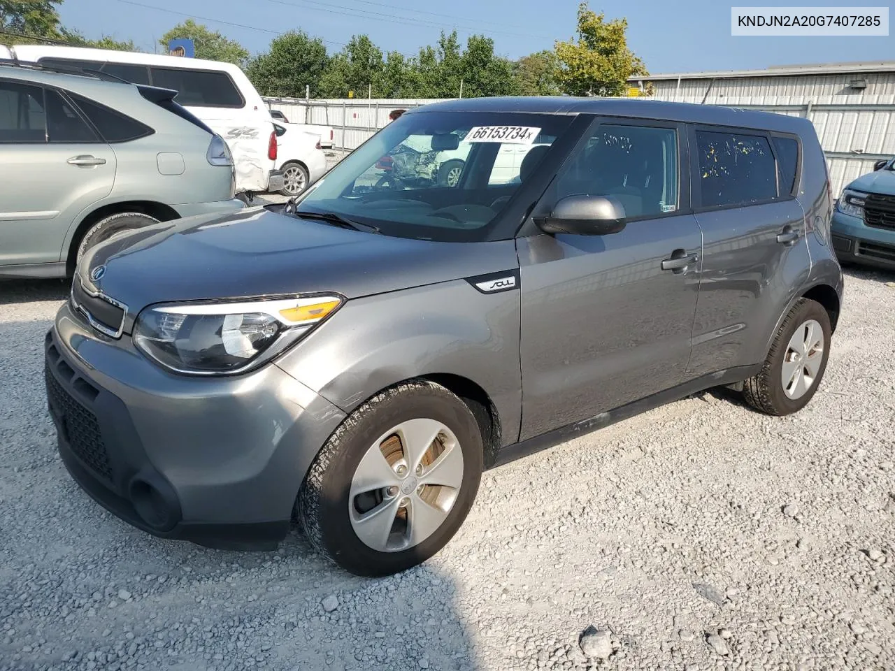 2016 Kia Soul VIN: KNDJN2A20G7407285 Lot: 66153734