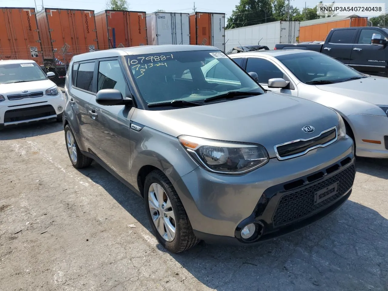 2016 Kia Soul + VIN: KNDJP3A54G7240438 Lot: 66171954