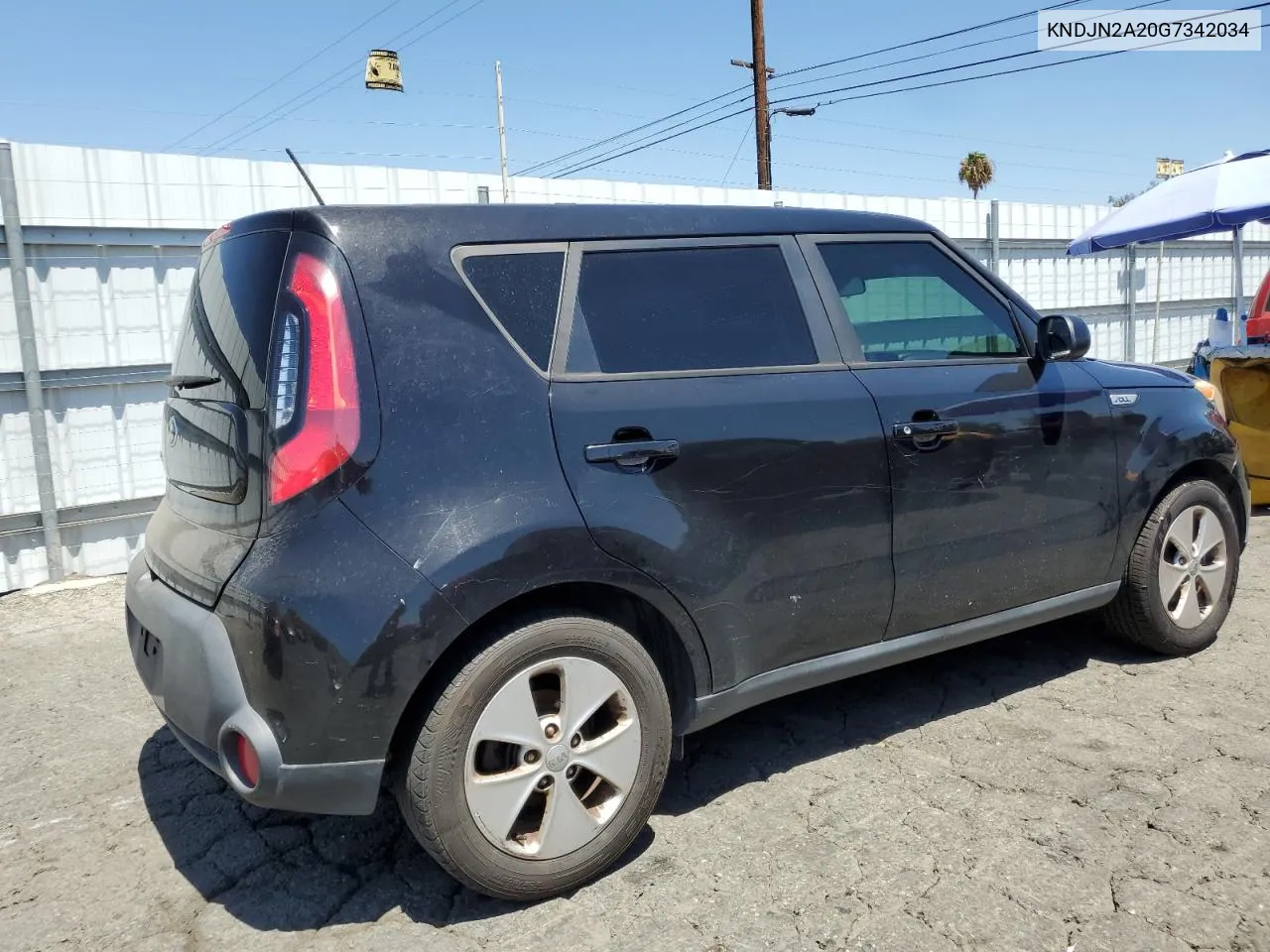 2016 Kia Soul VIN: KNDJN2A20G7342034 Lot: 66251924