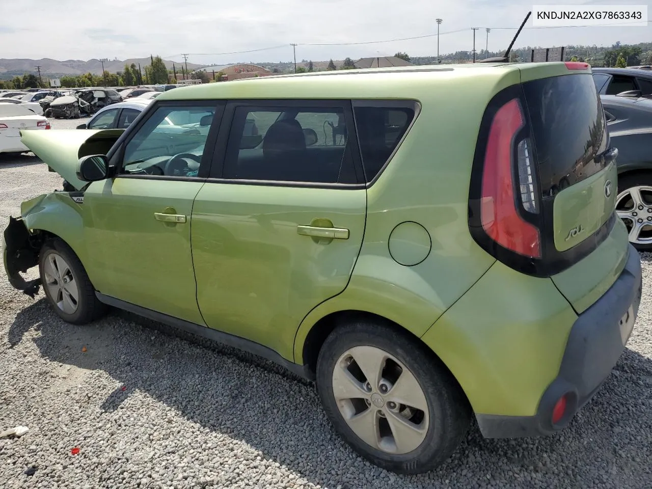 2016 Kia Soul VIN: KNDJN2A2XG7863343 Lot: 66363404