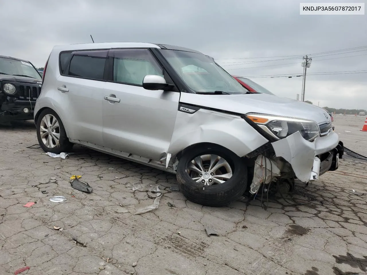 2016 Kia Soul + VIN: KNDJP3A56G7872017 Lot: 66673264