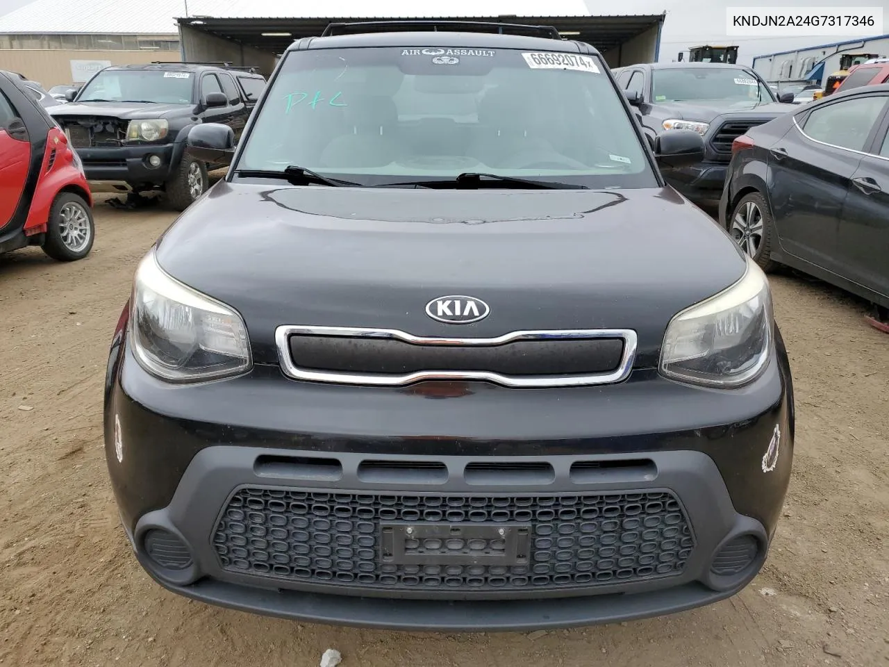 2016 Kia Soul VIN: KNDJN2A24G7317346 Lot: 66692074