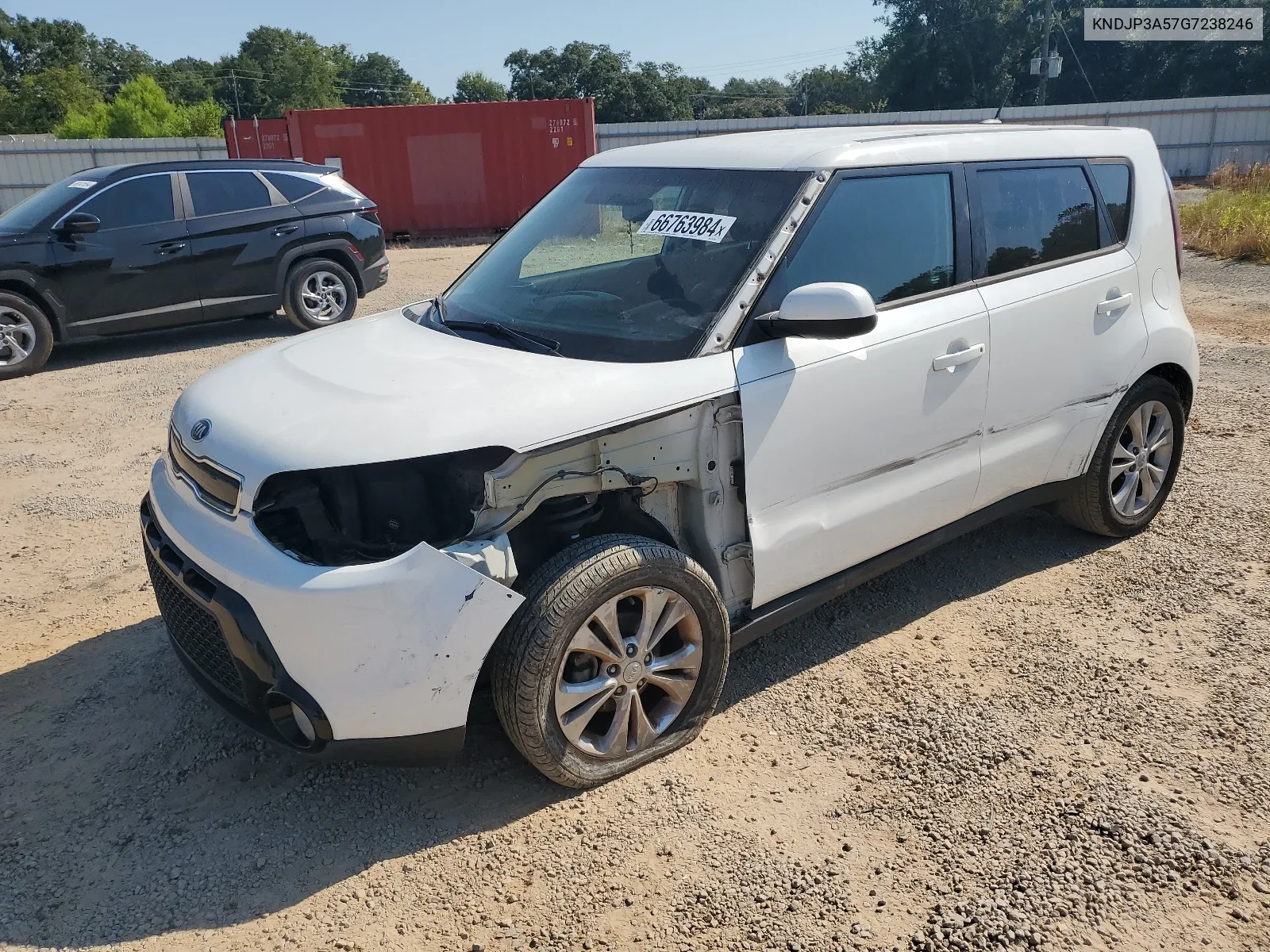 2016 Kia Soul + VIN: KNDJP3A57G7238246 Lot: 66763984