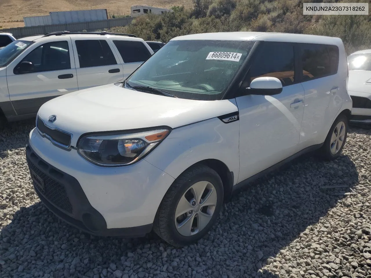 2016 Kia Soul VIN: KNDJN2A23G7318262 Lot: 66809614