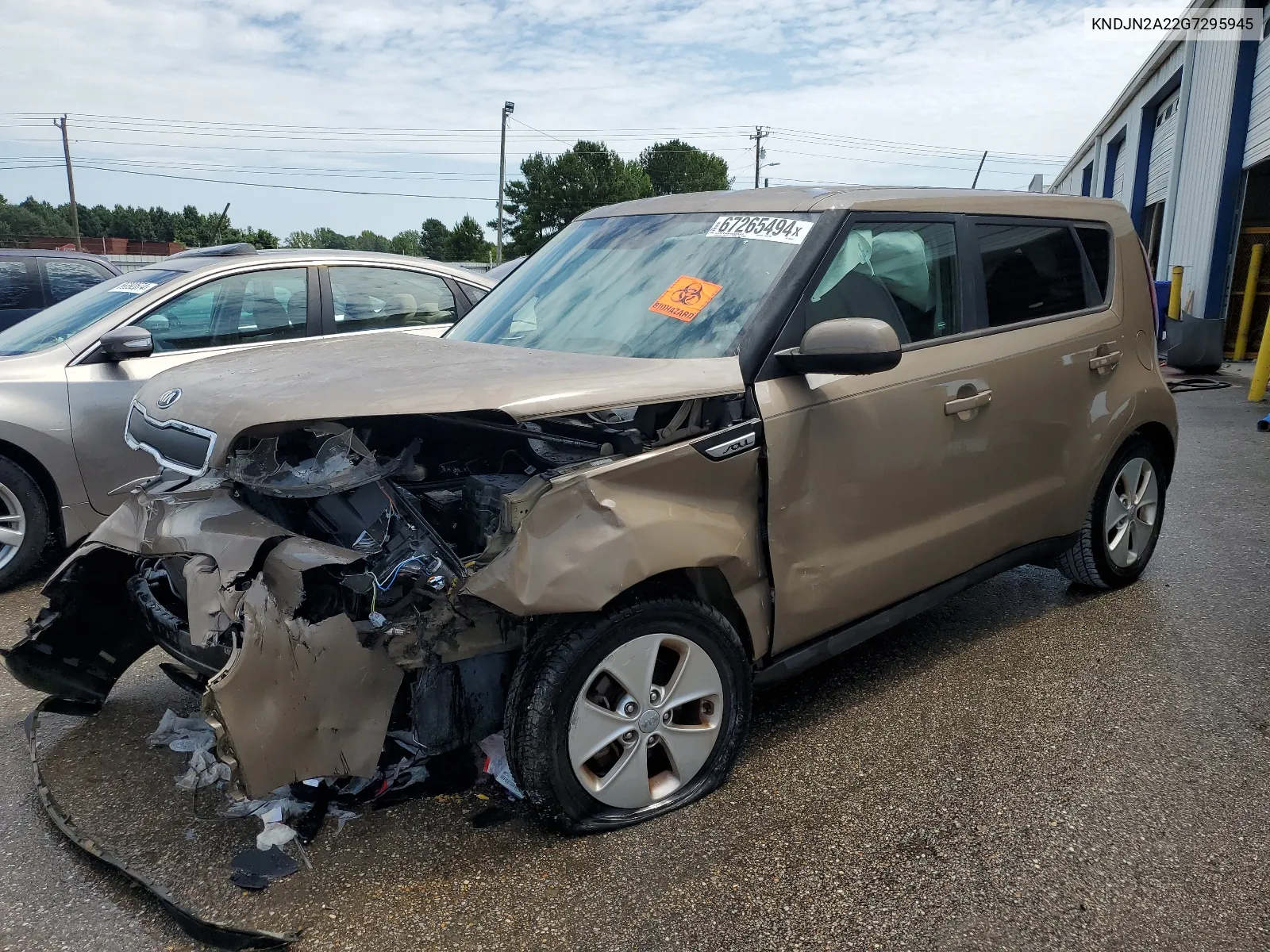 2016 Kia Soul VIN: KNDJN2A22G7295945 Lot: 67265494