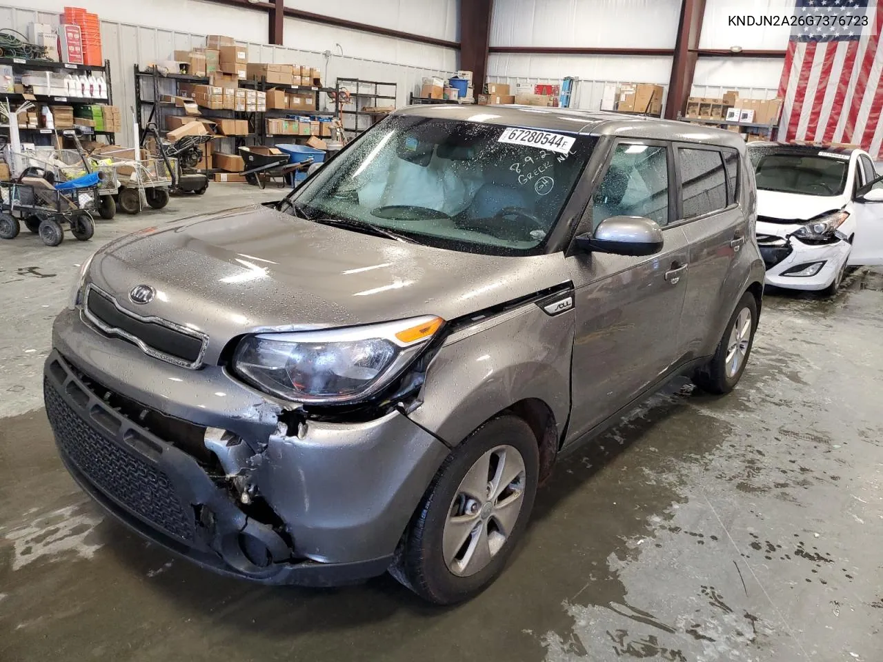 2016 Kia Soul VIN: KNDJN2A26G7376723 Lot: 67280544