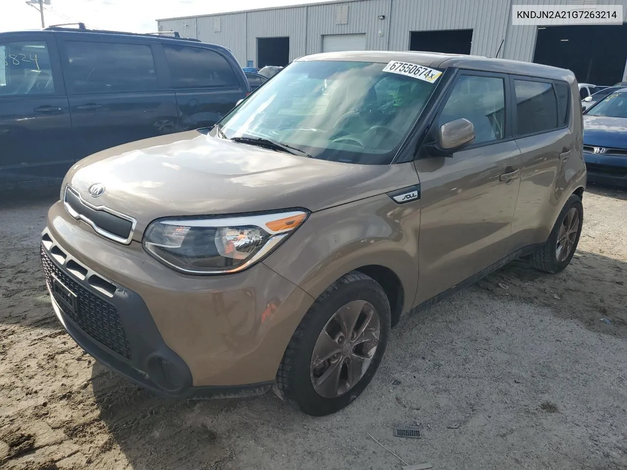 2016 Kia Soul VIN: KNDJN2A21G7263214 Lot: 67550674