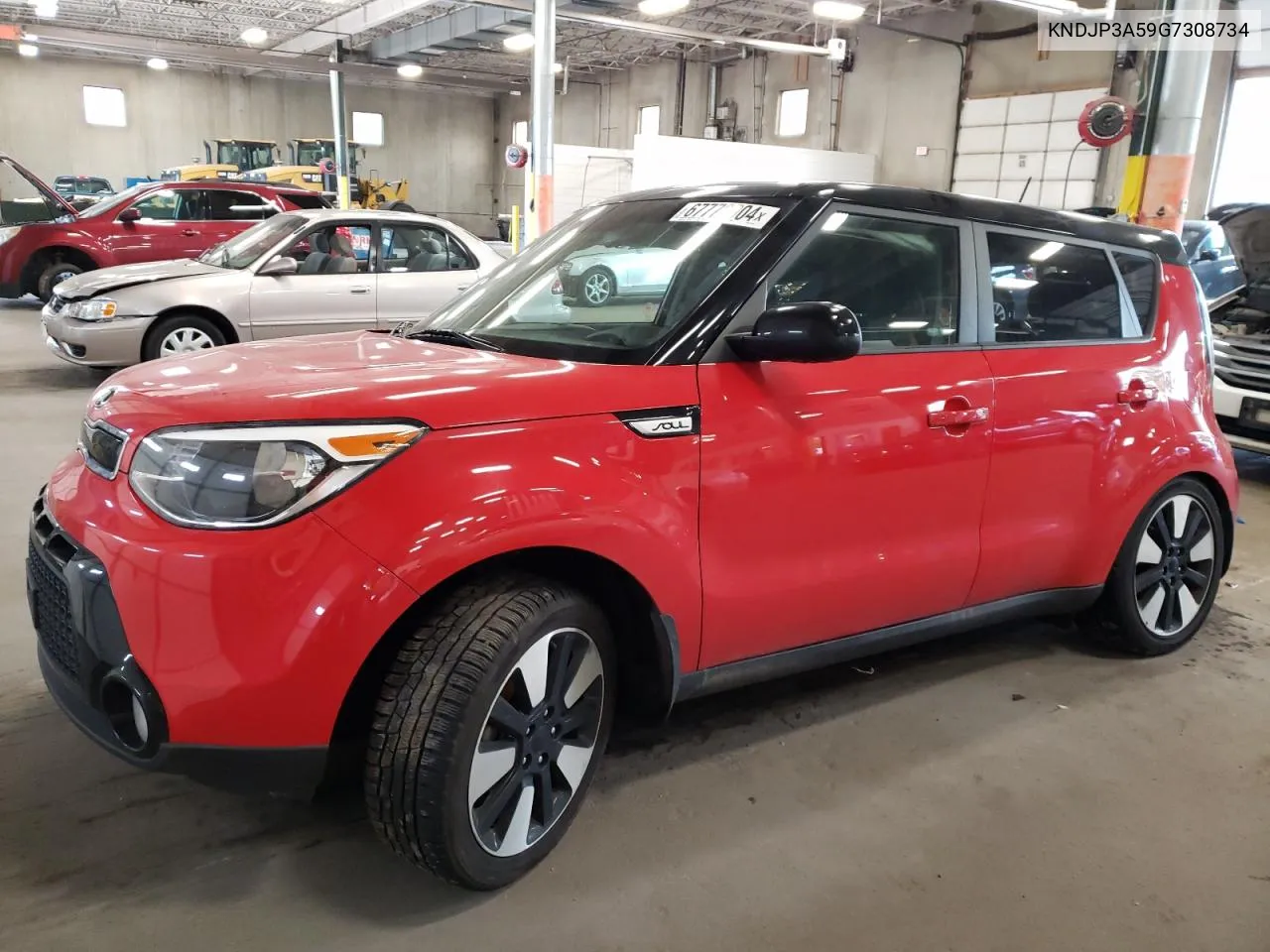 2016 Kia Soul + VIN: KNDJP3A59G7308734 Lot: 67778904