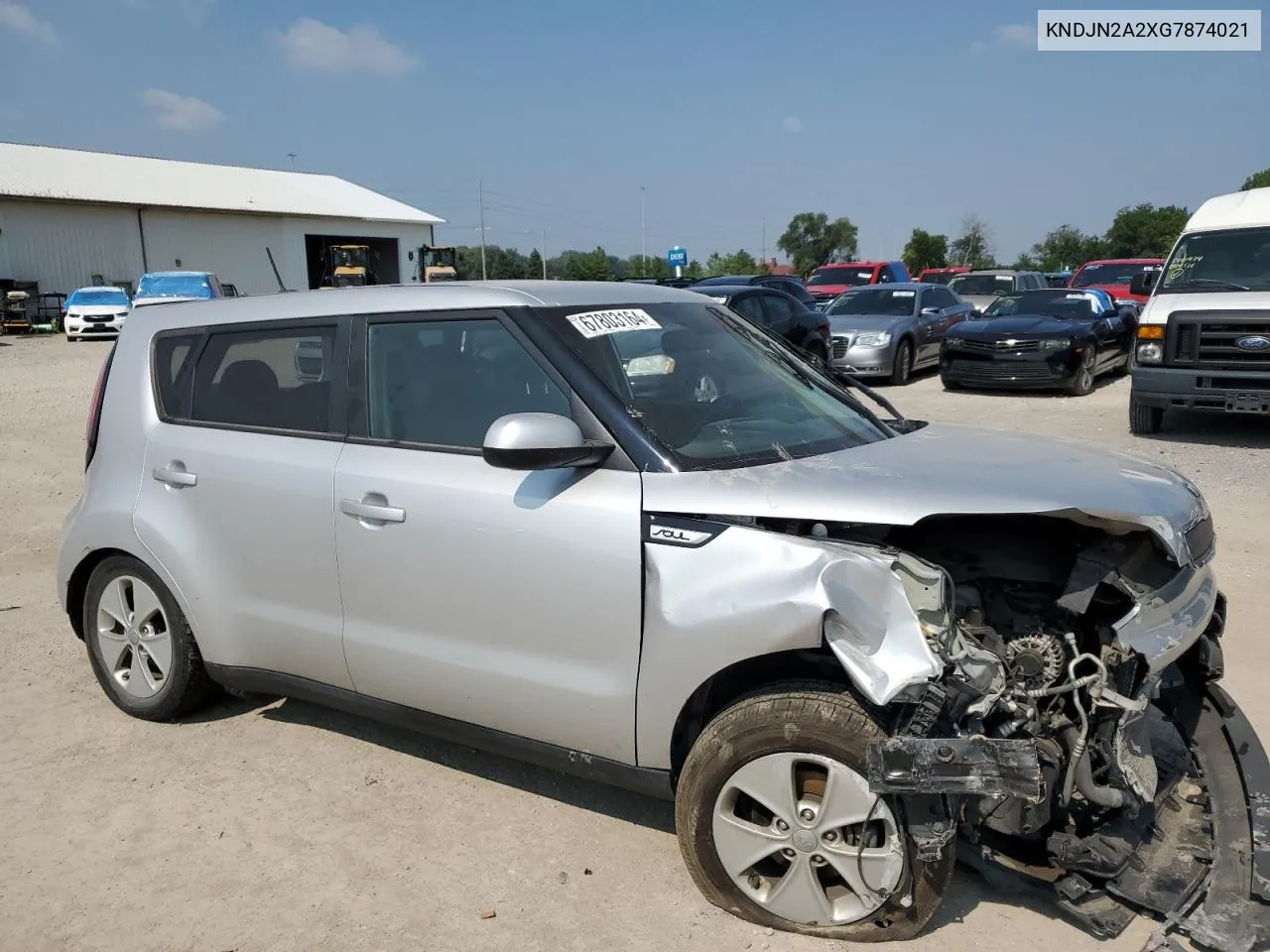 2016 Kia Soul VIN: KNDJN2A2XG7874021 Lot: 67803164