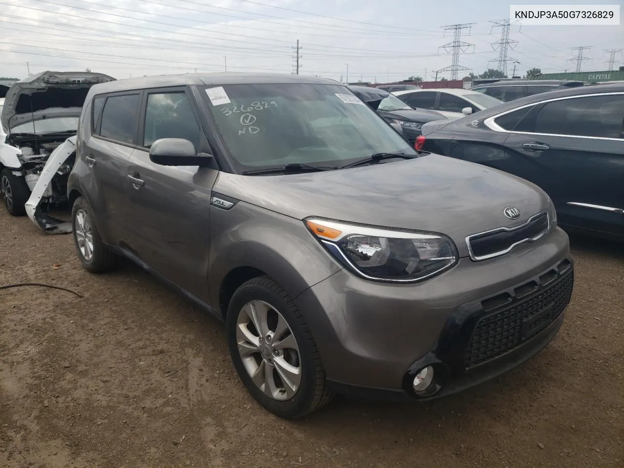 2016 Kia Soul + VIN: KNDJP3A50G7326829 Lot: 67927264