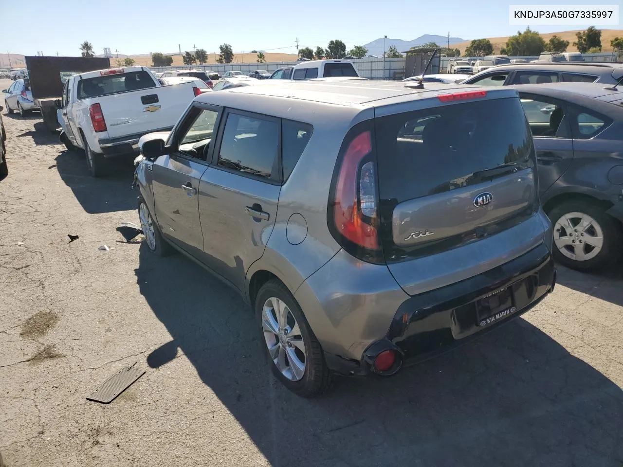 2016 Kia Soul + VIN: KNDJP3A50G7335997 Lot: 67976564