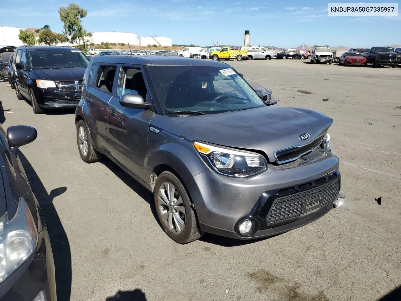 2016 Kia Soul + VIN: KNDJP3A50G7335997 Lot: 67976564