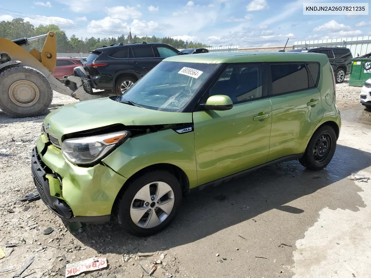 2016 Kia Soul VIN: KNDJN2A26G7821235 Lot: 68088564