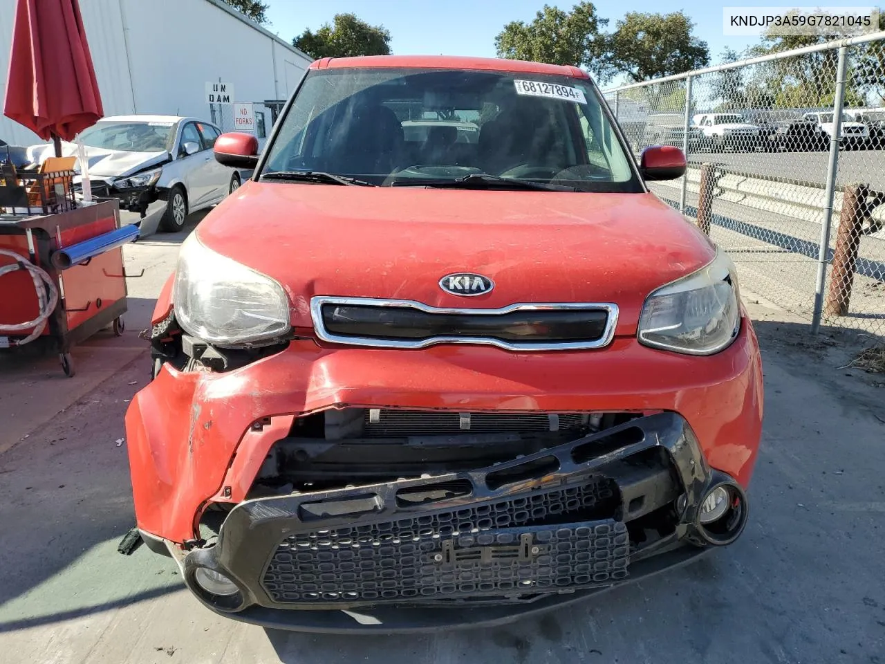 2016 Kia Soul + VIN: KNDJP3A59G7821045 Lot: 68127894