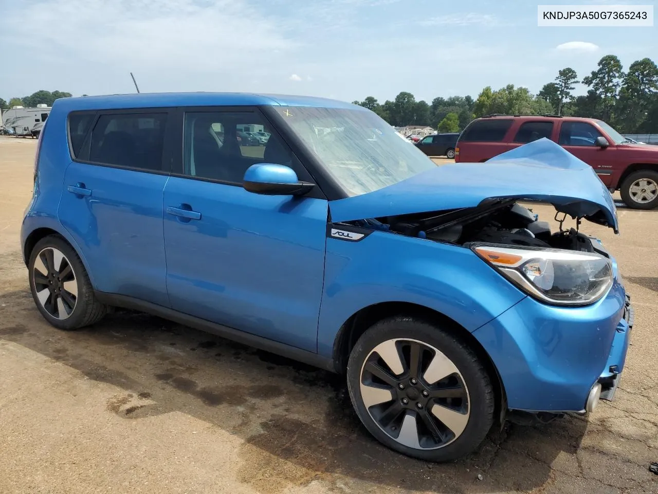 2016 Kia Soul + VIN: KNDJP3A50G7365243 Lot: 68454884