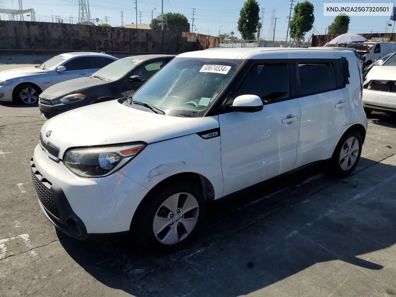 2016 Kia Soul VIN: KNDJN2A25G7320501 Lot: 68674534