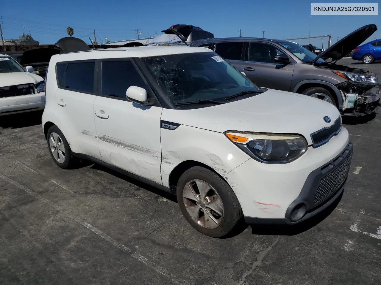 2016 Kia Soul VIN: KNDJN2A25G7320501 Lot: 68674534