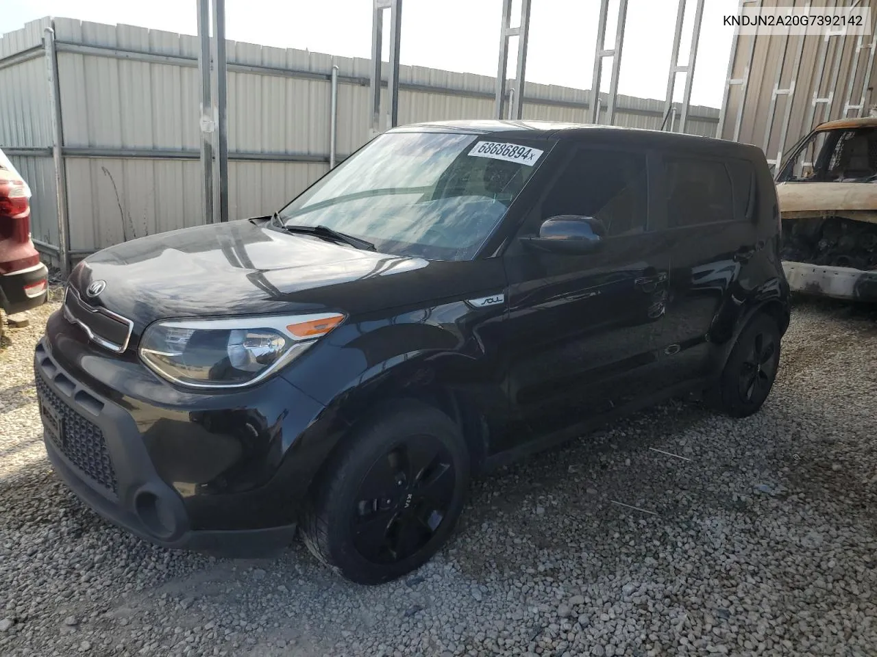 2016 Kia Soul VIN: KNDJN2A20G7392142 Lot: 68686894