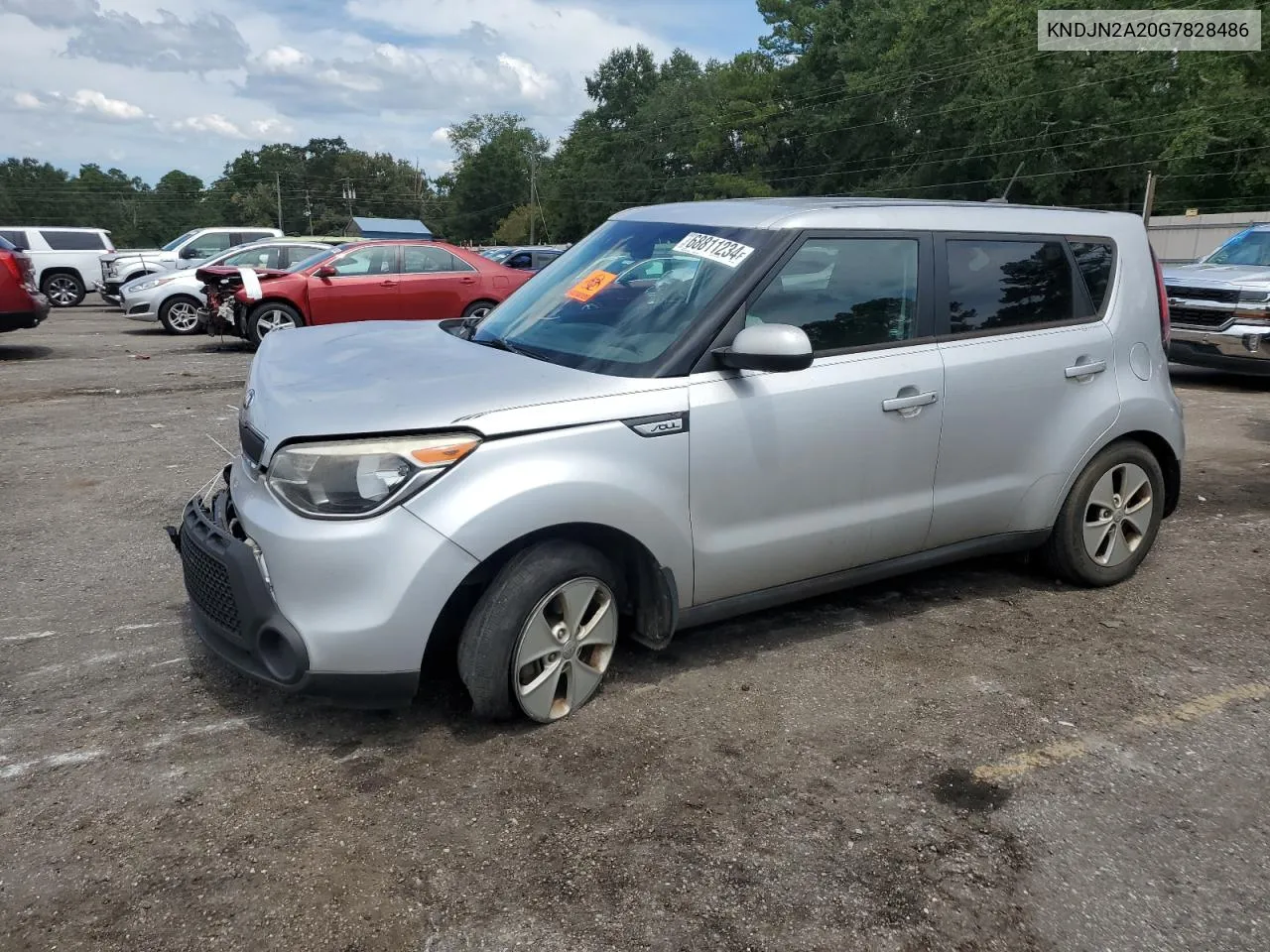 2016 Kia Soul VIN: KNDJN2A20G7828486 Lot: 68811234