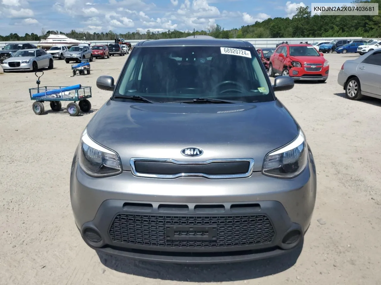 2016 Kia Soul VIN: KNDJN2A2XG7403681 Lot: 68920724