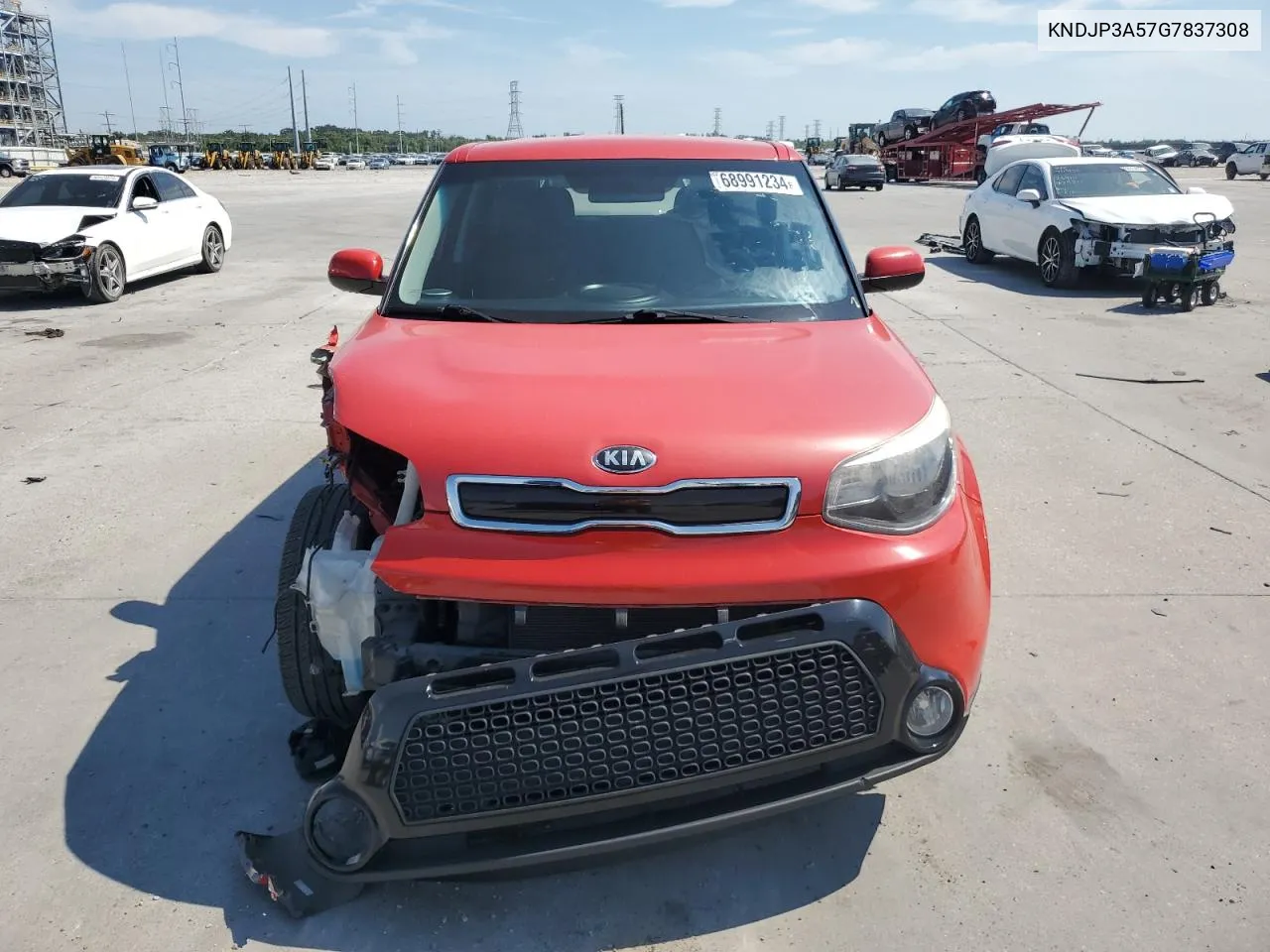 2016 Kia Soul + VIN: KNDJP3A57G7837308 Lot: 68991234