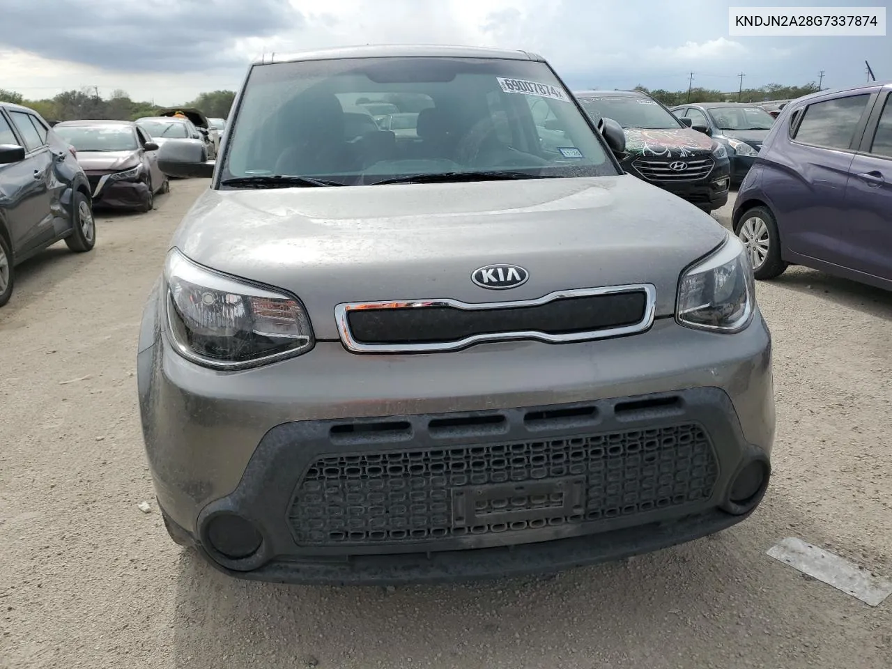 2016 Kia Soul VIN: KNDJN2A28G7337874 Lot: 69007874