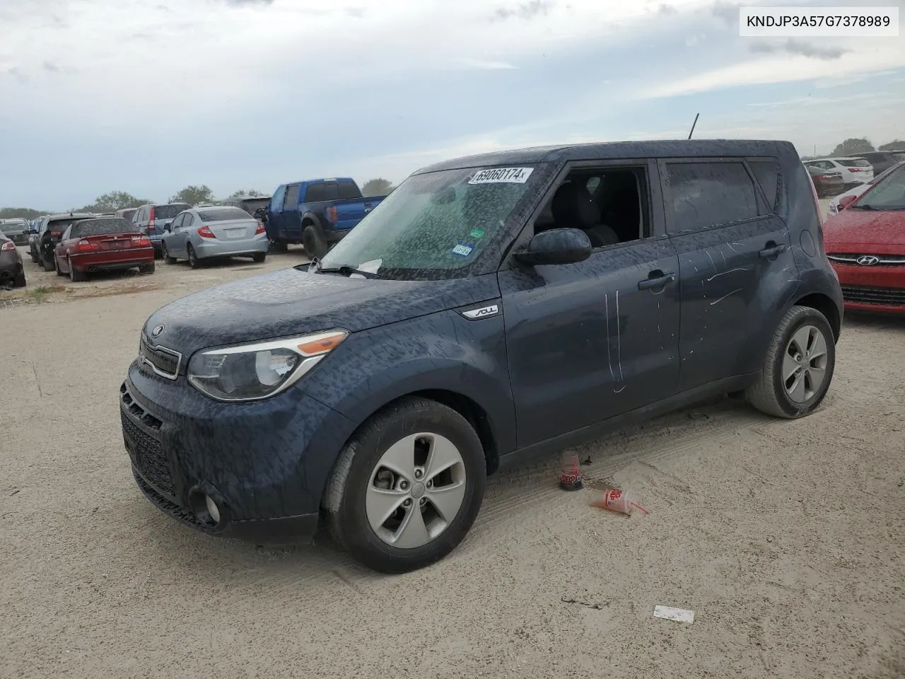 2016 Kia Soul + VIN: KNDJP3A57G7378989 Lot: 69060174