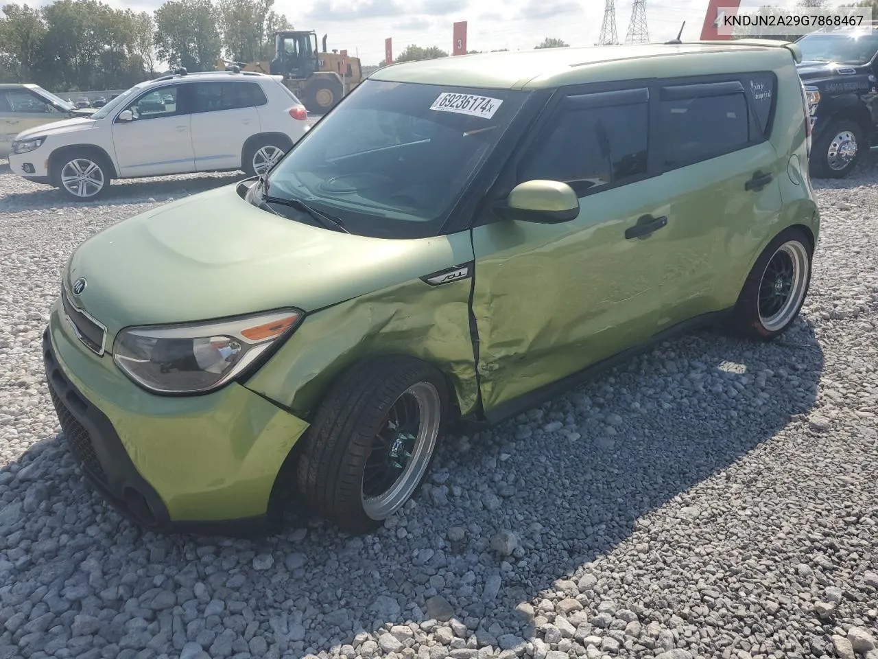 2016 Kia Soul VIN: KNDJN2A29G7868467 Lot: 69236174