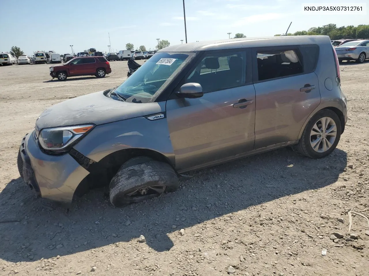 2016 Kia Soul + VIN: KNDJP3A5XG7312761 Lot: 69387504