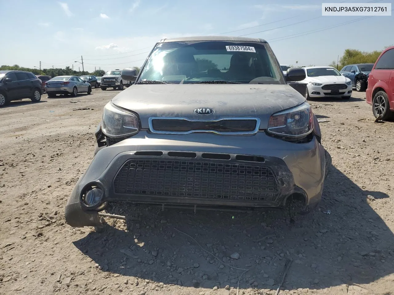 2016 Kia Soul + VIN: KNDJP3A5XG7312761 Lot: 69387504