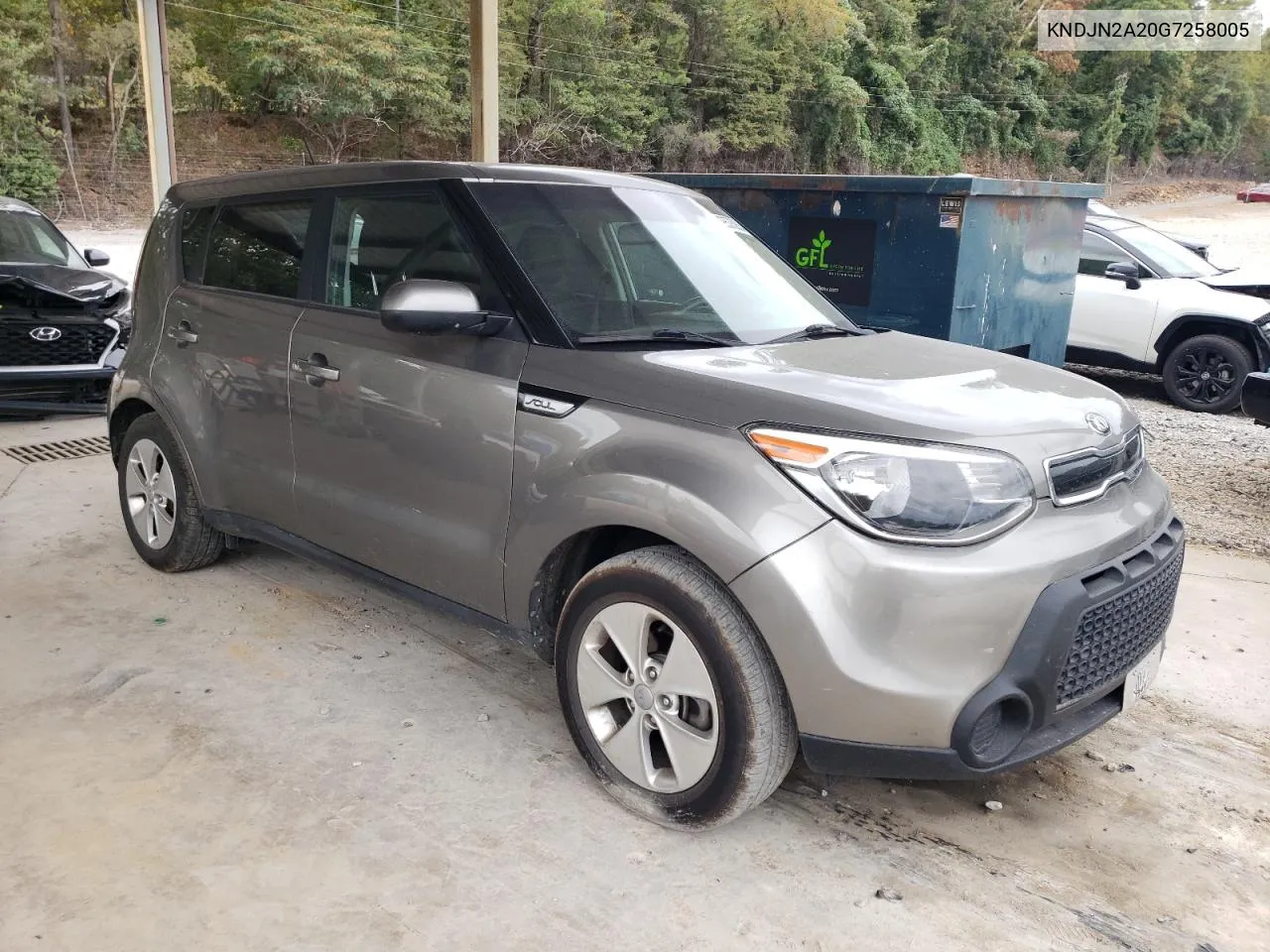 2016 Kia Soul VIN: KNDJN2A20G7258005 Lot: 69575834