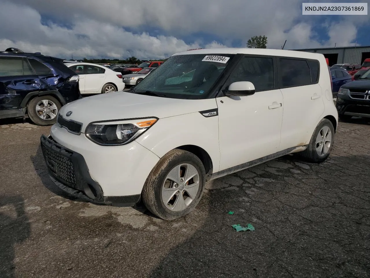 2016 Kia Soul VIN: KNDJN2A23G7361869 Lot: 69822894