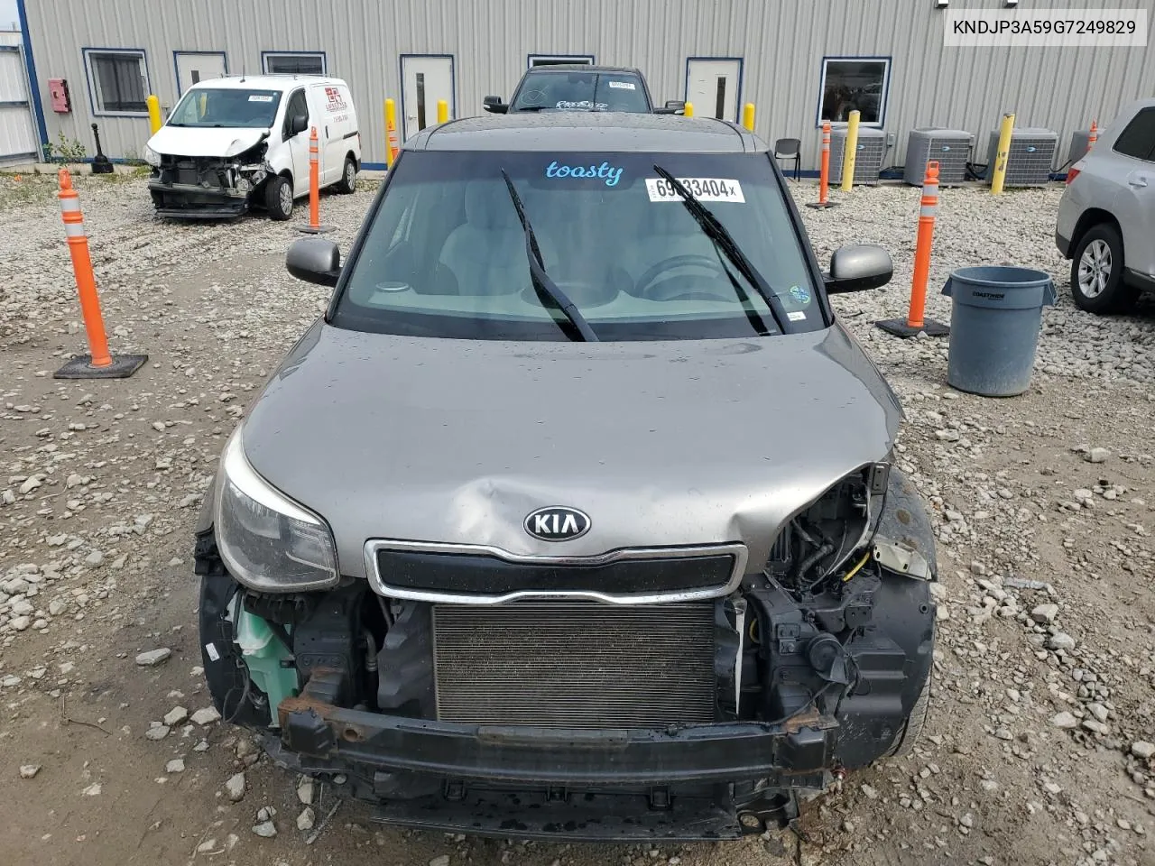 2016 Kia Soul + VIN: KNDJP3A59G7249829 Lot: 69833404