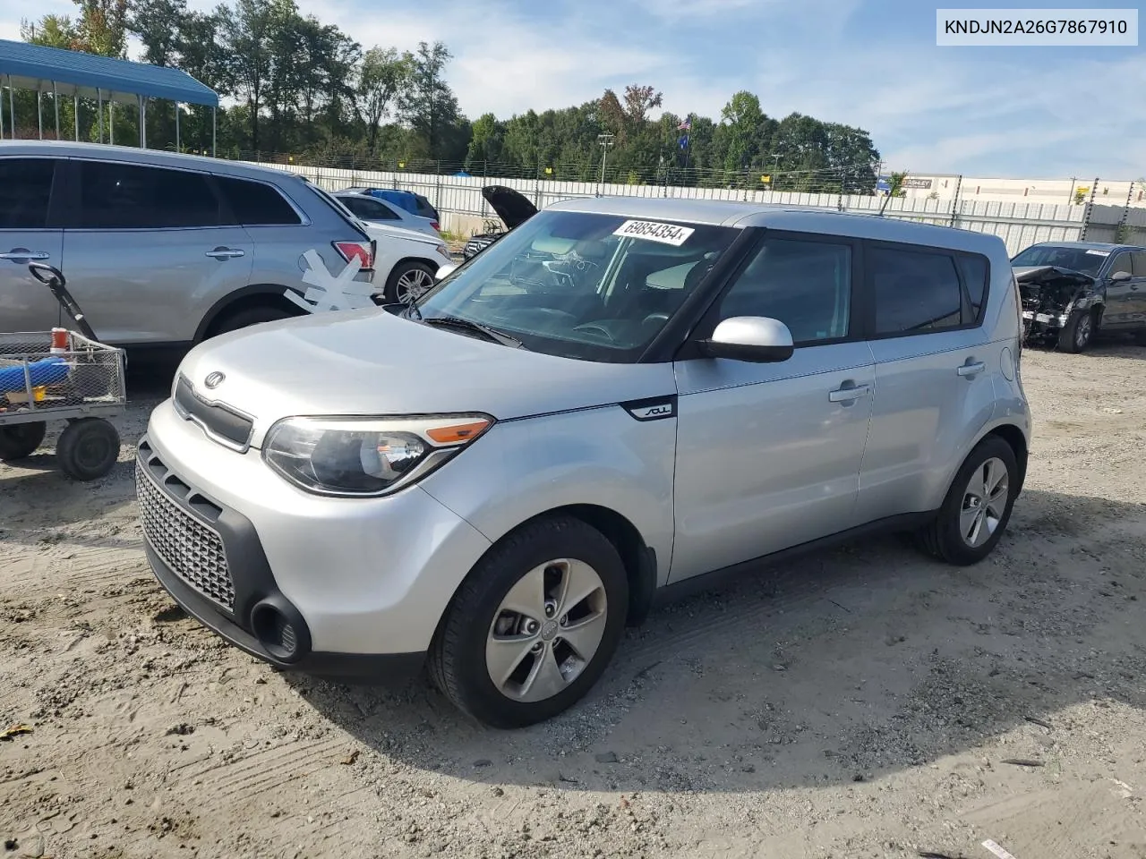 2016 Kia Soul VIN: KNDJN2A26G7867910 Lot: 69854354