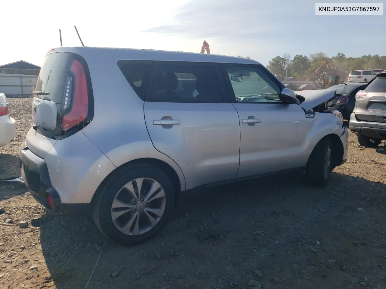 2016 Kia Soul + VIN: KNDJP3A53G7867597 Lot: 70000284