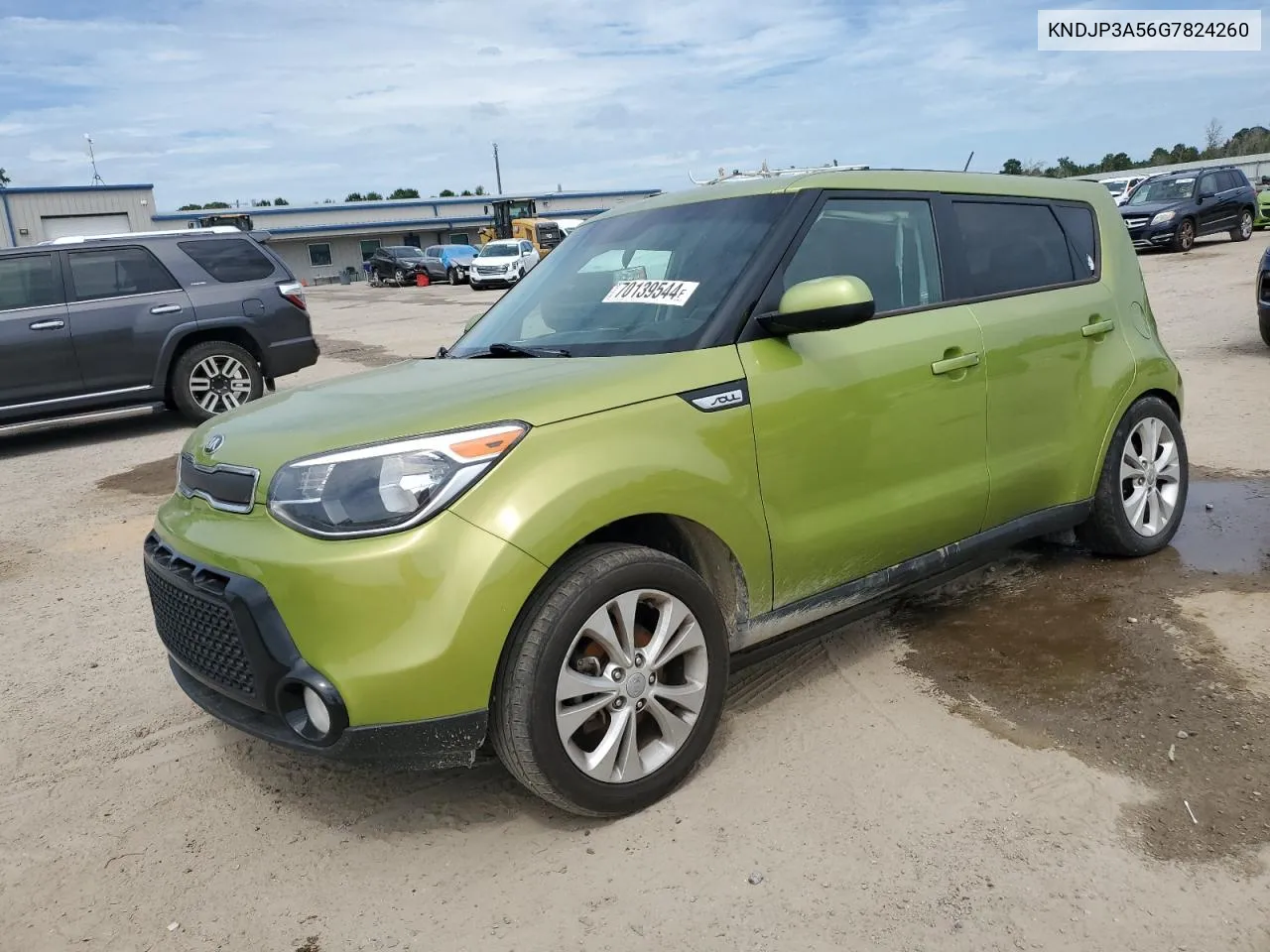 2016 Kia Soul + VIN: KNDJP3A56G7824260 Lot: 70139544