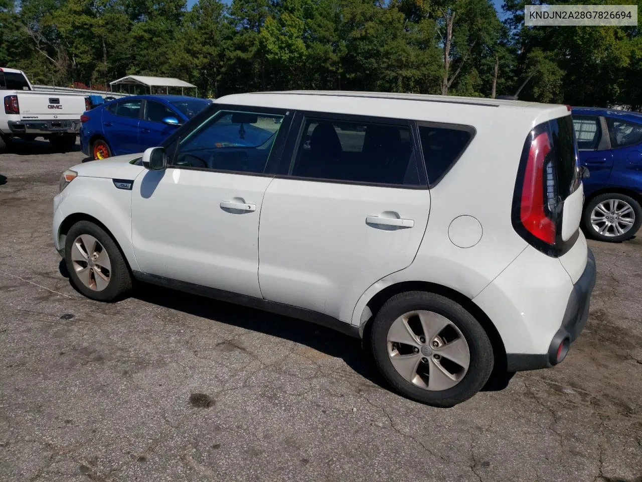 2016 Kia Soul VIN: KNDJN2A28G7826694 Lot: 70333294