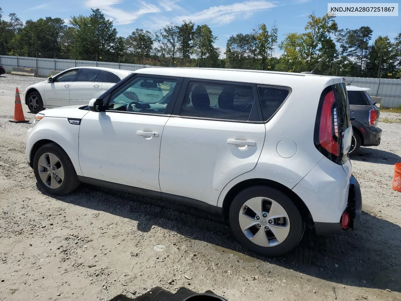 2016 Kia Soul VIN: KNDJN2A28G7251867 Lot: 70375694